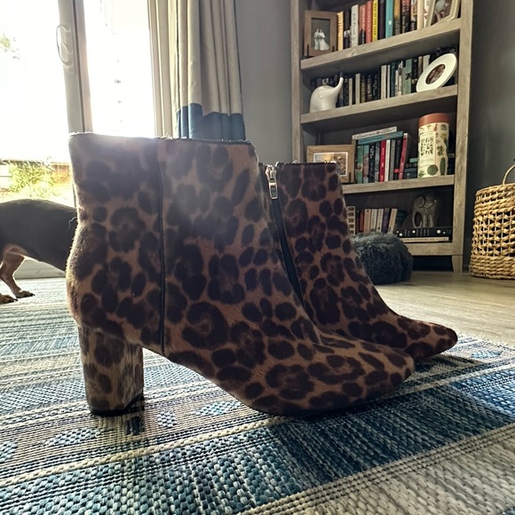 Nine West leopard print boots - Picture 2 of 6